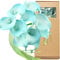 FiveSeasonStuff 10 Stems Real Touch Calla Lilies Artificial Flower Bouquet, Perfect Wedding, Bridal, Party, Home Office Décor DIY (Aqua Blue)