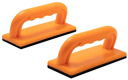 Fulton Safety Push Block 2 Pack, Orange Color for High Visibility Ideal for Use On Router Tables, Jointers, Shapers and Band Saws