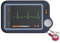 XKRSBS Tragbarer EKG-Monitor mit doppeltem Sauerstoffsättigungs-Blutdruck, Keine Notwendigkeit für Twin-HD-Hand-Touchscreen, EKG-Tracker für die Herzgesundheit