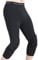REDSHORE Basketball Sports Pants ¾ Compression Pants with Knee Pads,Anti Collision Tights Leggings Sports Protector Gear Support for Youth Boys - Adult Men(L,Black)