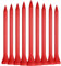 Zivisk Golf Tees Holz - 100 Stück 83mm Bambus Tees (Rot)