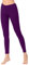 OCERA Damen Leggings Lang aus atmungsaktiver Viskose Violett Gr. L (44/46)
