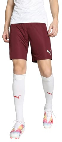 PUMA Teamliga Short Shorts Unisex-Adult, White (Cordovan-puma White), XXL