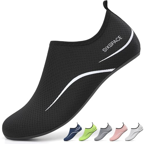 Sixspace Barefoot Water Shoes Men Women Lightweight Ladies Aqua Aerobics Shoes for Swim Running Surfing Driving Diving Kayaking Beach Yoga