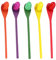 NUOBESTY Egg Spoon Race Game Sets Wooden Egg Balance Game Relay Egg Race Game Carnival Game Egg and Spoon Relay Game Set Wooden Egg Balance Training Game Sensory Training Game(Random Color)5 Sets