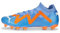 PUMA Unisex Adults' Sport Shoes FUTURE MATCH FG/AG Soccer Shoes, BLUE GLIMMER-PUMA WHITE-ULTRA ORANGE, 47