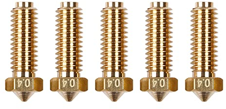 ANYCUBIC 3D Drucker Düsen Nozzle Set mit Kobra 2, Kobra 2 Neo, Kobra 2 Plus, Kobra 2 Pro, Kobra 2 Max(5 Stück)