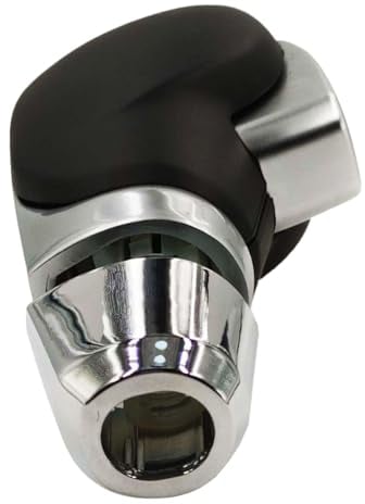 CANJPTON Schalthebel Automatik Schalthebelhandball Auto Schaltknauf Verchromt Kompatibel mit Megane 4 Kadjar Scenic 4 Koleos 349206625R 328654192R 328653120R