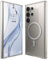 elago Magnetische Hybrid Transparent Hülle Kompatibel mit Samsung Galaxy S24 Ultra, Kompatibel mit MagSafe, PC + TPU-Hybrid-Technologie, Präzise Kameraausschnitte (Transparent)