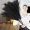 Lighterday 6 jarrones de hierba de las pampas artificiales de 43 pulgadas/110 cm grandes de hierba de las pampas secada alta hierba de las pampas esponjosa para boda, sala de estar, dormitorio,