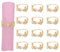 Serviettenringe - 12 Stück Bismillah Letter Metall Serviettenring Set Alphabet Serviettenschnallen Halter Tischdekoration für Hochzeit, Party Deko, Ramadan, Bankett