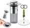Bodenablauf Filter Aus Edelstahl,Abflussstopfen Mit Sieb,WaschbeckenstöPsel Mit Sieb,Pop Up Sink Plug Drain,Universal Abfluss Stopper,Plastikkern Filter Aus für 34-40mm AbflussstöPsel/KüchenspüLe