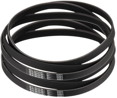 QUARKZMAN 2 Stück 650J6 PJ Keilrippenriemen 6 Rippen 65(1651mm) Länge x 0,55(14,04mm) Breite x 0,14(3,151mm) Höhe EPDM Poly V Riemen Keilriemen Flachriemen Antriebsriemen Für Rasenmäher