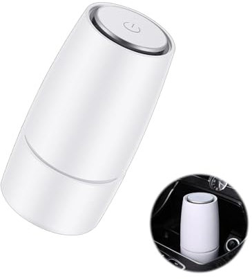 Car Air Purifier with HEPA Filter, Portable Air Cleaner for Car, Removes Dust, Pollen, Smoke, Odors, Pet Dander, Quiet Operation, USB Powered, Compact Design, Fresh Air Ionizer
