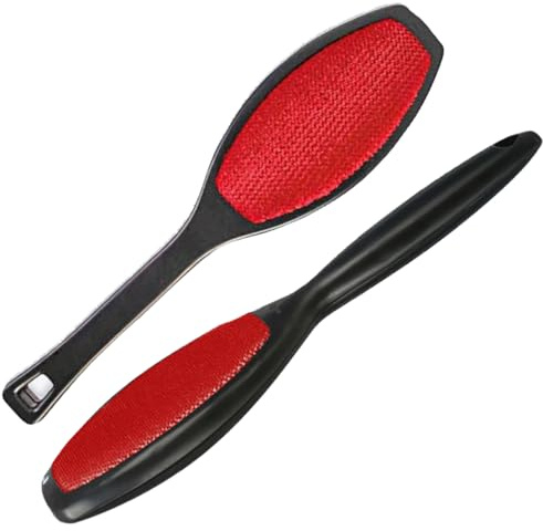 ZOPPER Magic Cloth Brush - Double Sided Lint Remover Clothes Brush - Reusable Lint Brush for Clothes and Velvet Pet Fluff Upholstery and Carpet Dust & Pet Hair - Effective Cleaning - Pack of 2
