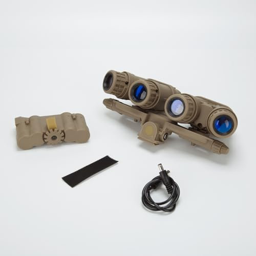 CreativeBlocker Nachtsichtbrille, GPNVG18 Nachtsichtmodell, Airsoft Ausrüstung, Nonfunctional Cosplay Prop,für Airsoft Helm