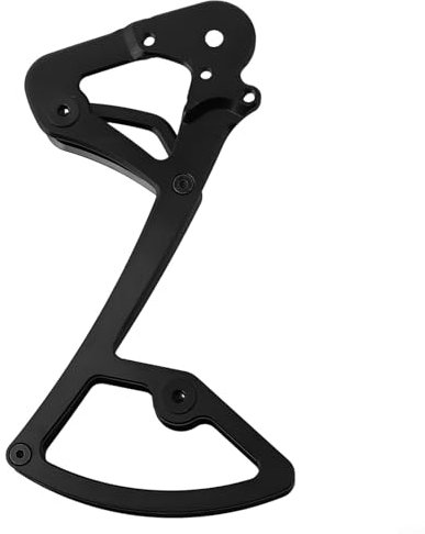 Zoegneer Fahrrad Schaltwerk Führung Radhalterung Leichte Schaltwerk Platte Für Garbaruk Fahrrad Schaltwerk Käfig (Schwarz)