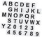 PHENOFICE Wasserfeste Buchstabenschablonen zum Malen 36-teilig Alphabet-/Zahlenvorlagen für Jungen und Mädchen