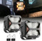 CO LIGHT 3 Zoll LED Arbeitsscheinwerfer 48W Arbeitsscheinwerfer 12v 24V IP68 LED Scheinwerfer Für Motorräder, Auto, Traktoren, LKW, SUV, Boote