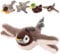 HOIDOKLY Jouet Chat Interactif, Interaktives Katzenspielzeug, Vogel für Katze, Zwitscherndes Vogel Katzenspielzeug, Vogelförmiges Katzenspielzeug, Plüsch Katzenspielzeug für Katzen (Spatz)