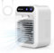 Aire Acondicionado Portátil Genérico, Aire Acondicionado Móvil Silencioso, Enfriador de Aire de 500 ML, Refrigerador de Aire 2 Velocidades, 2 Modos de Niebla, Mini Aire Acondicionado Adecuado para