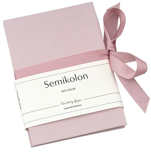 Semikolon 374332 Leporello Classico Petit Atelier 12,1 x 17,6 cm - 14 Fotos 10 x 15 cm - Ziehharmonika-Fotobuch - cotton candy