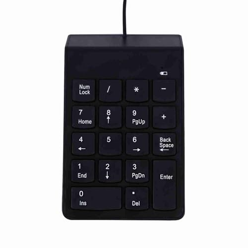 CHICIRIS USB Numpad Numpad Keyboard 18 Tasti Chiave per PC -Notebook Feur Users
