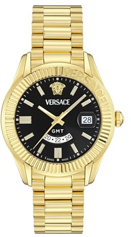 Versace Herren Analog Quarz Armabanduhr Apodis