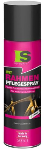 Spraytive 1× 300ml – Rahmen-Pflegespray mit Power Protect Wachsversiegelung – schmutz- & feuchtigkeitsabweisend – für Fahrrad, E-Bike, MTB & Rennrad – Aluminium & Carbon – Lackschutz – Made in Germany