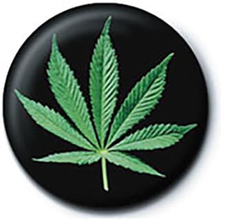 Cannabis Leaf - Button Badge