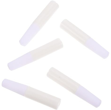 INOOMP 50 Stück Weißer Wasserlöslicher Selbstgemacht Klebstoff 6ml Flasche Multifunktionaler Bastelkleber Schnell Trocknend für Professionelle und Persönliche Bastelarbeiten