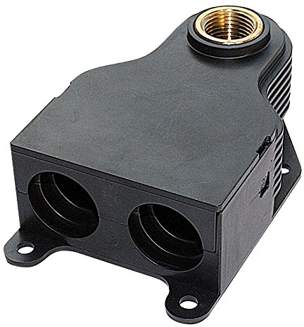 WIROFLEX, Sanitär-Anschlussdose, Doppelt, Schraubsystem, Fitting, 3/4 A x 1/2 IG, Für Mehrschichtverbundrohr