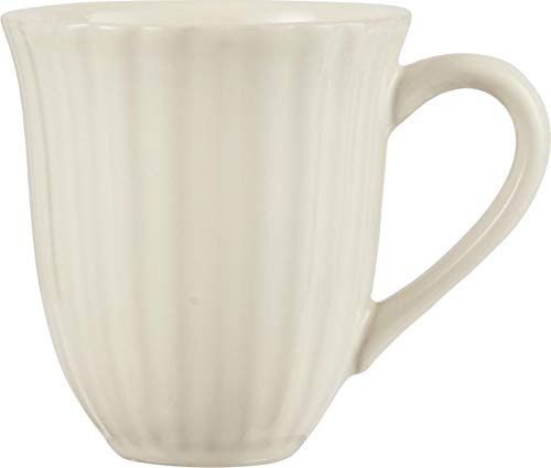 IB Laursen - Becher mit Rillen - Henkelbecher - Kaffeebecher - Mynte - Butter Cream