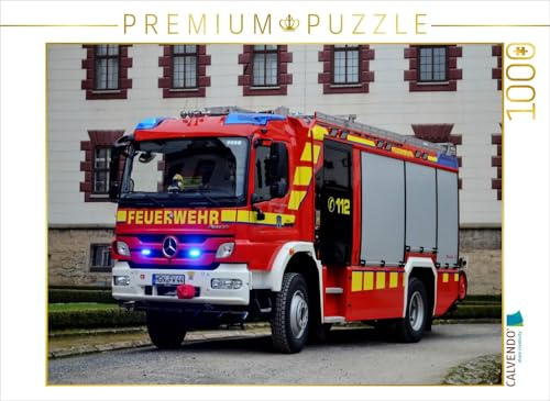 CALVENDO Puzzle Rosenbauer HLF 20 FF Meiningen | 1000 Teile Lege-Größe 64 x 48 cm Foto-Puzzle für glückliche Stunden