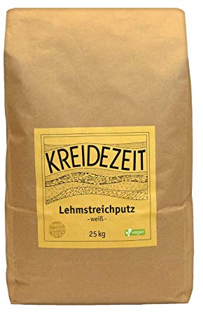 Kreidezeit Lehmstreichputz (25 kg, weiß, Matt, Innen)