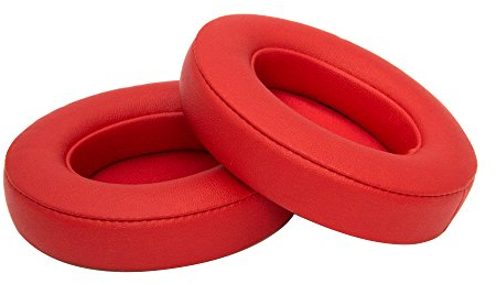 MMOBIEL Ersatz Ohrpolster für Beats Studio 2 Wired/Studio 2 Wireless/Studio 3 Wired/Studio 3 Wireless Kopfhörer - Protein PU Kopfhörer Ohrpolster – Ersatzpolster - Rot