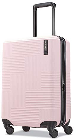American Tourister Stratum XLT Valise Rigide Extensible avec roulettes pivotantes, Pink Blush, Carry-on 21-inch, Stratum XLT Valise Rigide Extensible avec roulettes pivotantes