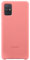 Samsung Silicone Smartphone Cover EF-PA715 für Galaxy A71 Handy-Hülle, Silikon, Schutz Case, stoßfest, dünn und griffig, pink