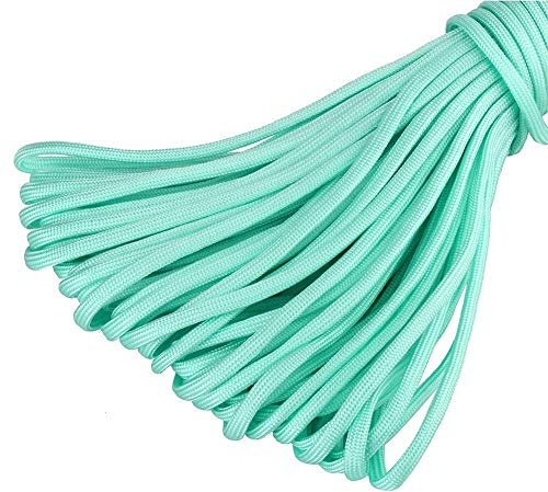 King of Trade MicroCord Paracord Schnüre Nylonleine 2 mm stark, 5 m lang Farbe Mint grün