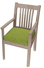 chilly pilley Stuhlkissen Gartenkissen Gartenstühle Stuhlauflage Stuhlpolster Sitzkissen Abnembar Bezug Mit Reißverschluss Auflage Set Garten Kissen (45x45x5, Grün)