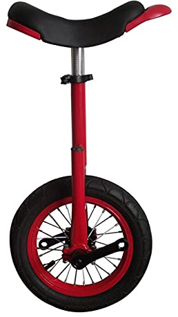 Einrad 30 cm Reifen Einrad für Kleines Kind, Jungen/Mädchen Anfänger Radfahren, für Kinder Größe: 70-115cm, für Outdoor-Balancierübungen (Color : Red)