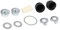U/D E-bike Hub Motor Nuts Safety Washer Electric Bicycle Wheel Lock Nuts Motor Axle Bolt Screw with 12/14mm Shaft for Universal Bike Component (M14 Rear)