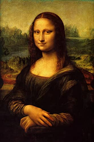 GWYDYB Leonardo da Vinci funktioniert Mona Lisa - DIY 5D Diamond Painting Kits Stickerei Strass Kunst Dekoration Geschenke 40×50cm
