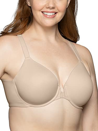 Vanity Fair Women's Beauty Back Full Figure Front Close Underwire Bra, Beige, 38C