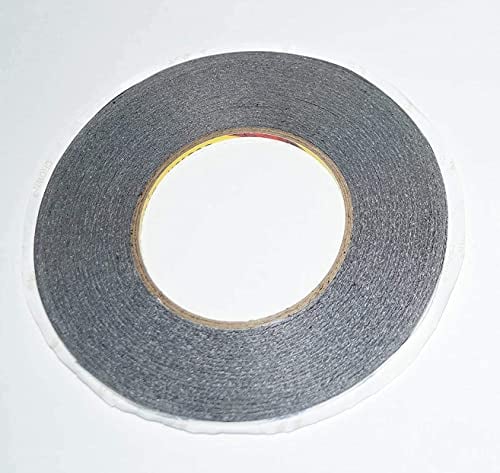 3mm Black Double Sided Adhesive Tape (50m Long) Original 3M