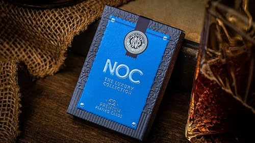 Murphy's Magic Supplies, Inc. NOC (Azul) The Luxury Collection - Juego de cartas de Riffle Shuffle x The House of Playing Cards, gran regalo para coleccionistas de cartas