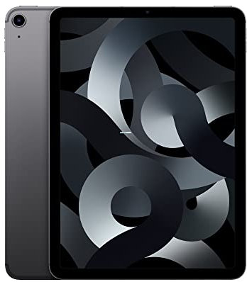 2022 Apple iPad Air (10.9-pouces, Wi-FI + Cellulaire, 64 Go) - Gris Sidéral (Reconditionné)