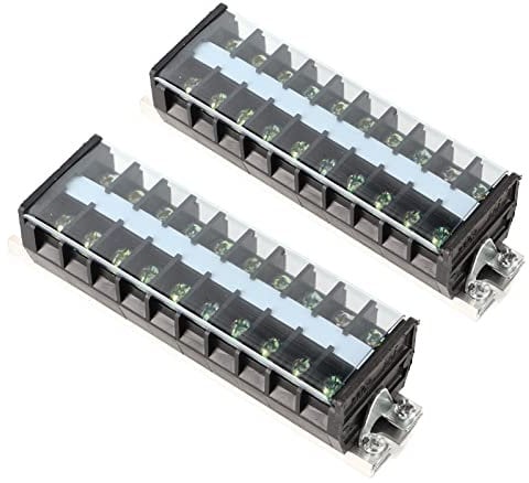 Klemmblock, Schraubklemmleiste 2 Stk. Multifunktional für Verschiedene Branchen (T2010)