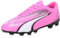 PUMA Ultra Play FG/AG Jr, Soccer Shoe, Poison Pink White Black, 32 EU