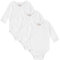 Kindsgard Wickelbody langarm – Weiß 68 – 3er-Pack für Babys – aus 100% Bio-Baumwolle – OEKO-TEX zertifiziert – weich, hautfreundlich & pflegeleicht – unisex Baby Body mit Druckknöpfen